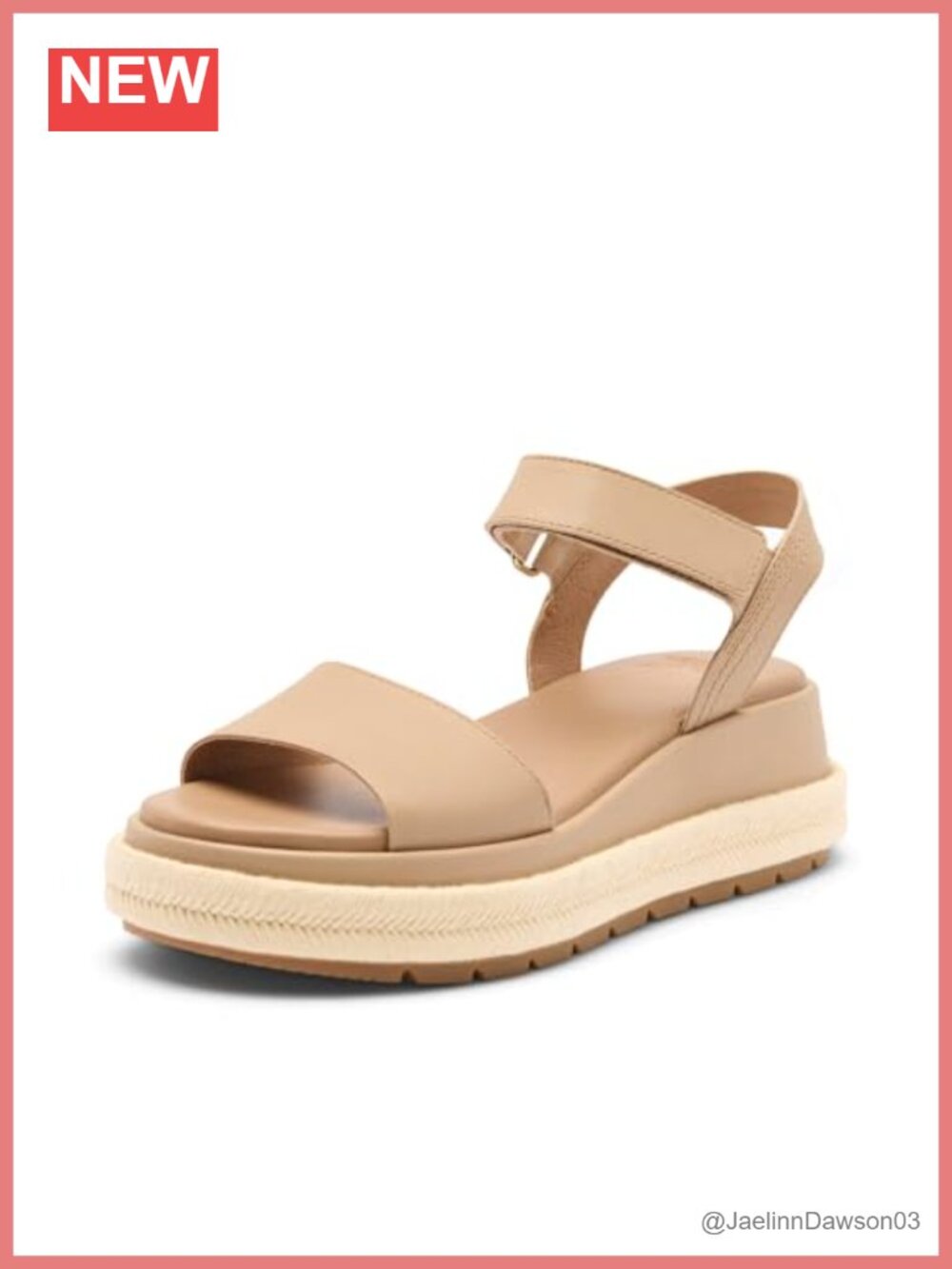 Women's Sunpeak Platform Sandal Cushioned EVA Footbed Leather Ankle Strap
